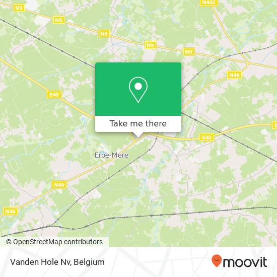 Vanden Hole Nv map