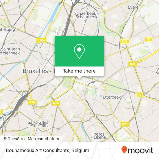 Bounameaux Art Consultants map