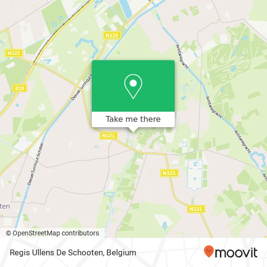 Regis Ullens De Schooten map