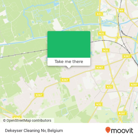 Dekeyser Cleaning Nv map