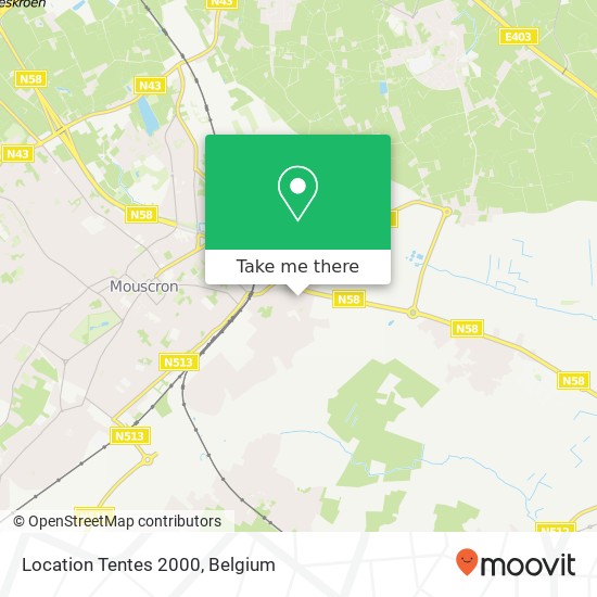 Location Tentes 2000 map