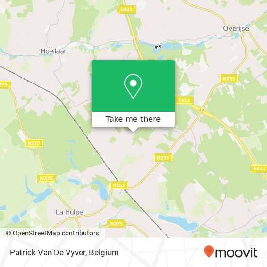 Patrick Van De Vyver map