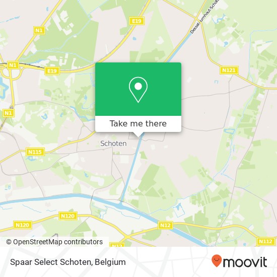 Spaar Select Schoten map