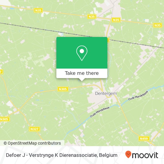 Defoer J - Verstrynge K Dierenassociatie map