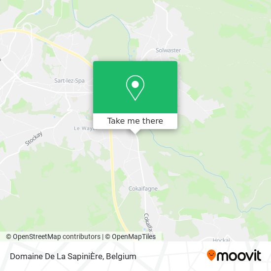 Domaine De La SapiniÈre map