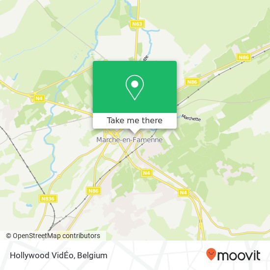 Hollywood VidÉo map