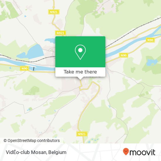 VidÉo-club Mosan map