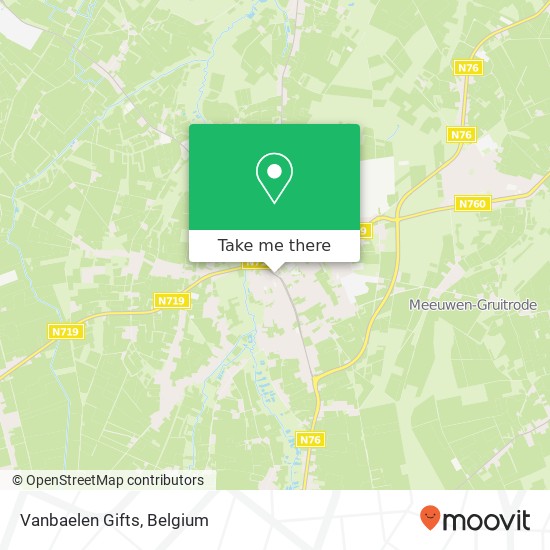 Vanbaelen Gifts map