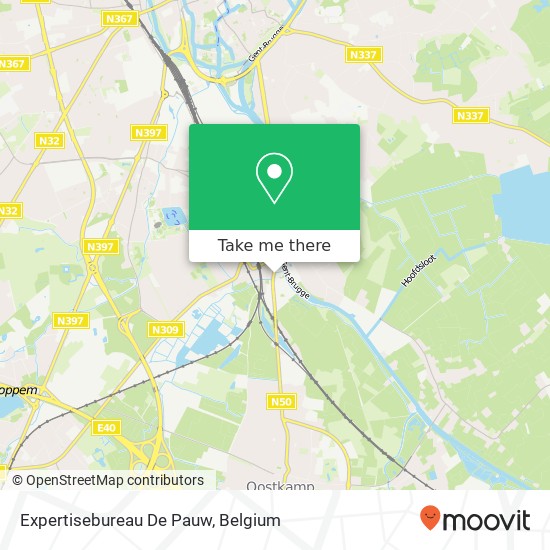 Expertisebureau De Pauw map