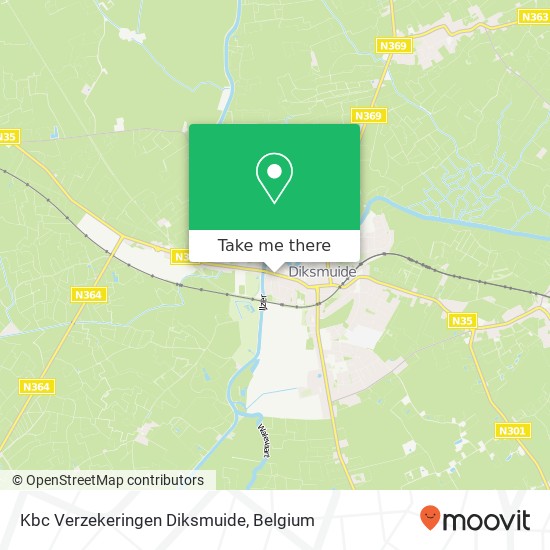 Kbc Verzekeringen Diksmuide map