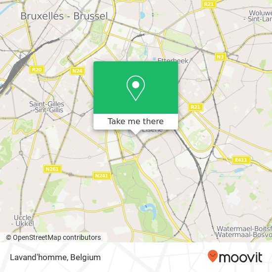 Lavand'homme map