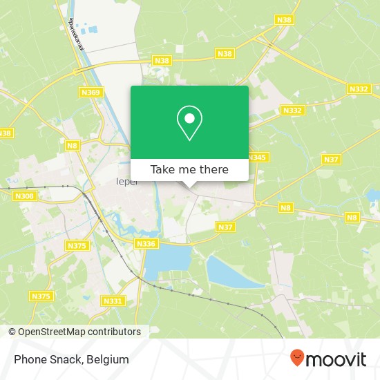 Phone Snack map