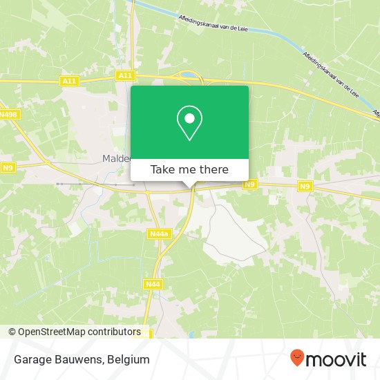 Garage Bauwens map