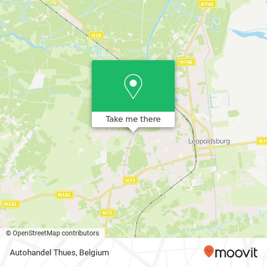 Autohandel Thues map