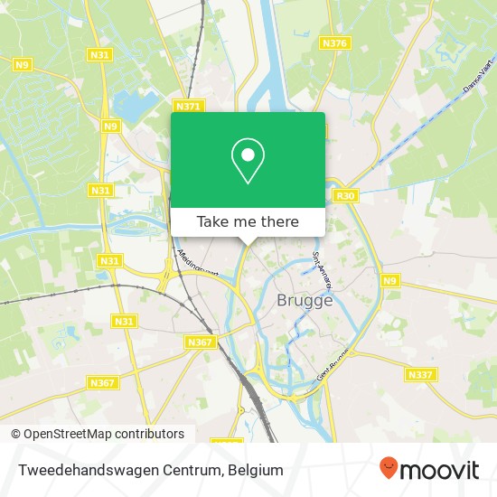 Tweedehandswagen Centrum map