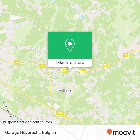 Garage Huybrecht map