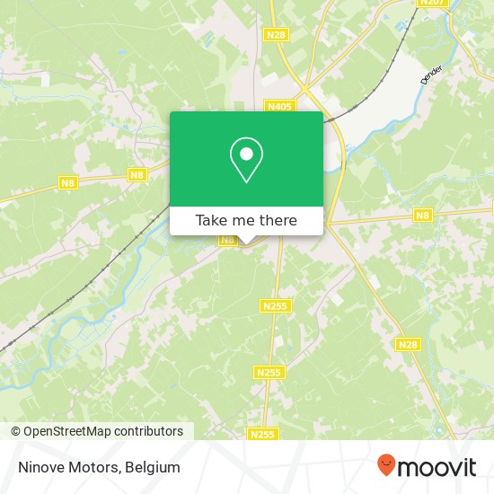 Ninove Motors map