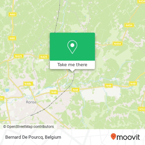 Bernard De Pourcq map