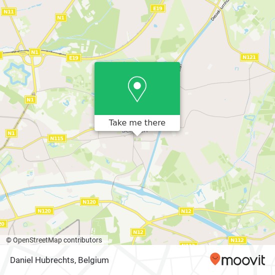 Daniel Hubrechts map