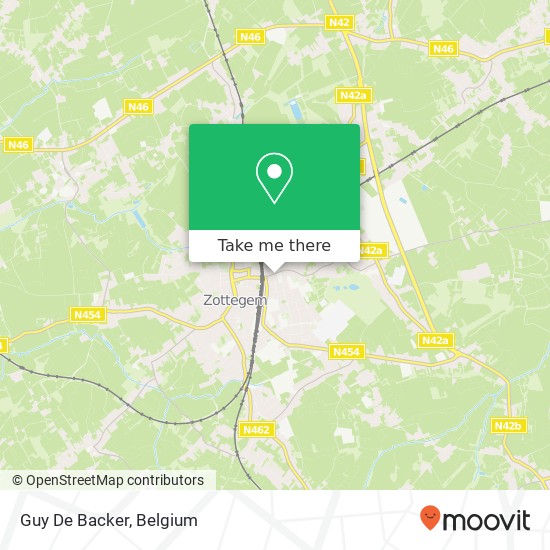 Guy De Backer map