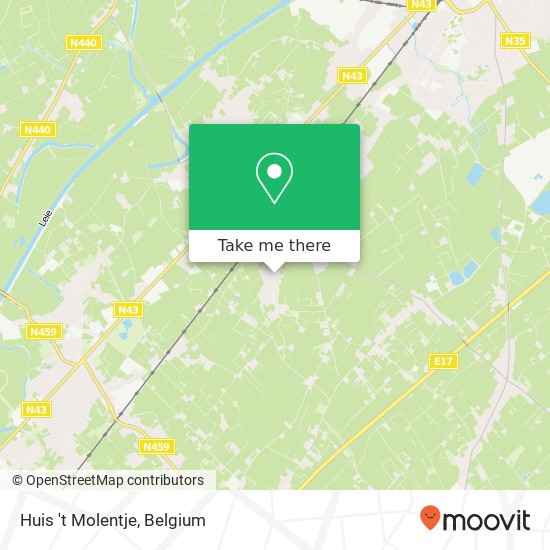 Huis 't Molentje map