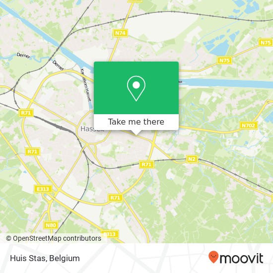 Huis Stas map