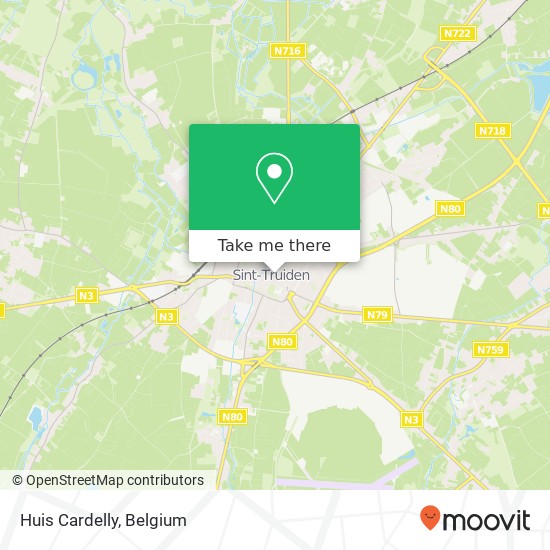 Huis Cardelly map