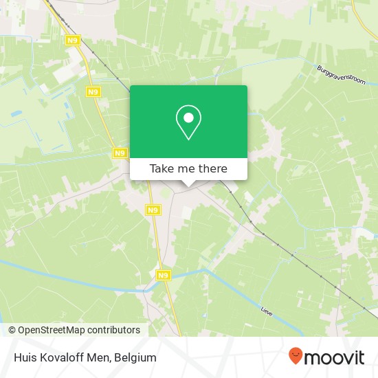 Huis Kovaloff Men map