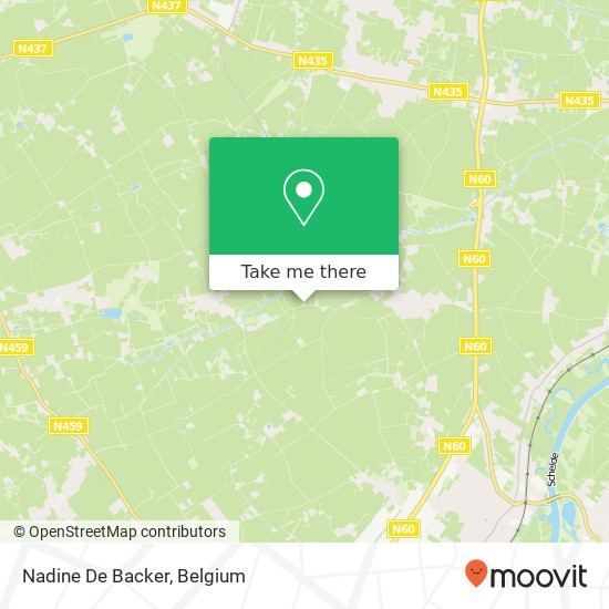 Nadine De Backer map