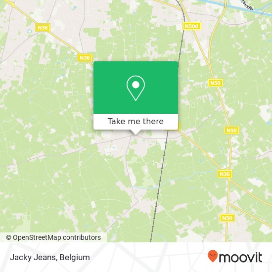 Jacky Jeans map