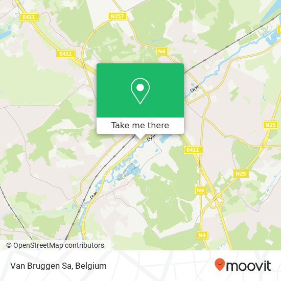 Van Bruggen Sa map