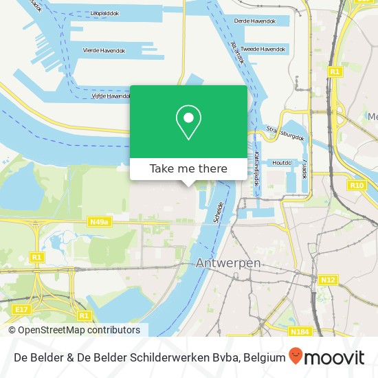 De Belder & De Belder Schilderwerken Bvba map