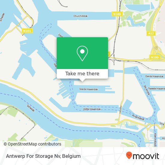 Antwerp For Storage Nv map