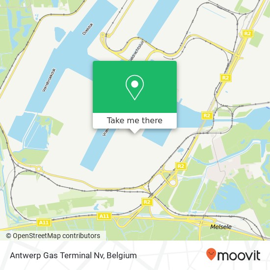 Antwerp Gas Terminal Nv map