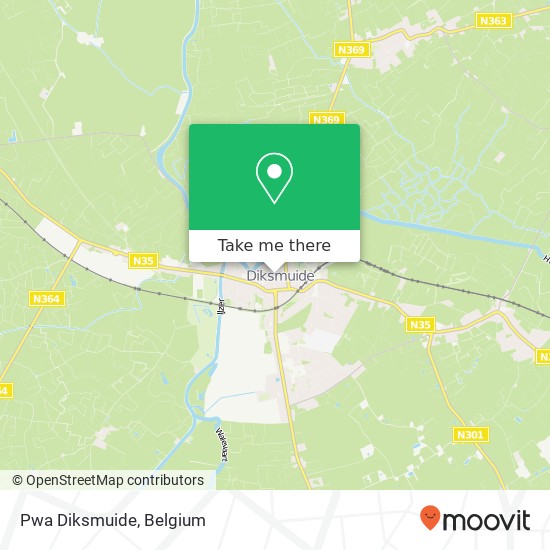 Pwa Diksmuide map