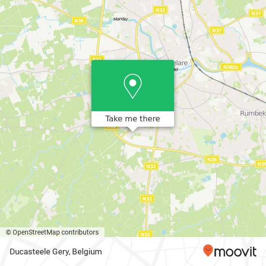 Ducasteele Gery map