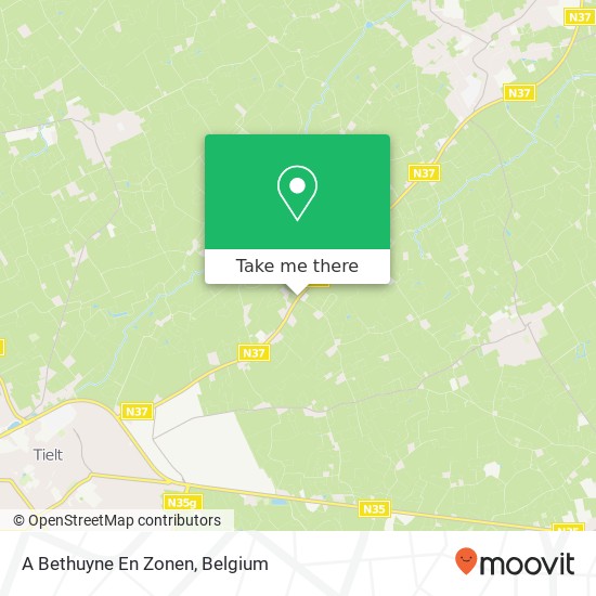 A Bethuyne En Zonen map