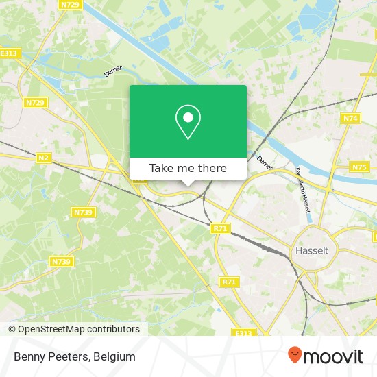 Benny Peeters map