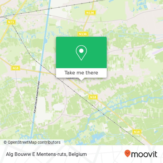 Alg Bouww E Mentens-ruts map