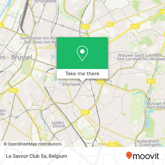 Le Savour Club Sa map