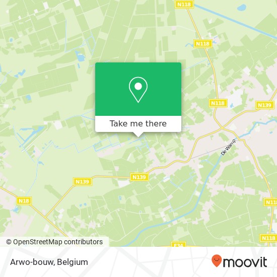 Arwo-bouw map