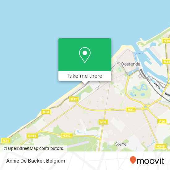 Annie De Backer map