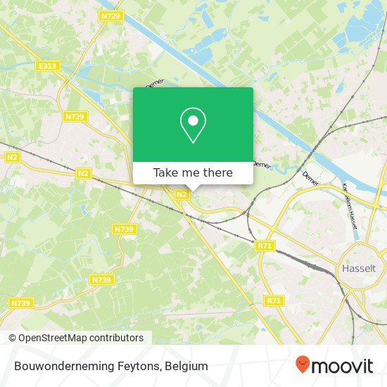 Bouwonderneming Feytons map