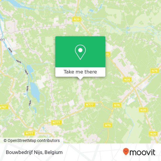 Bouwbedrijf Nijs map