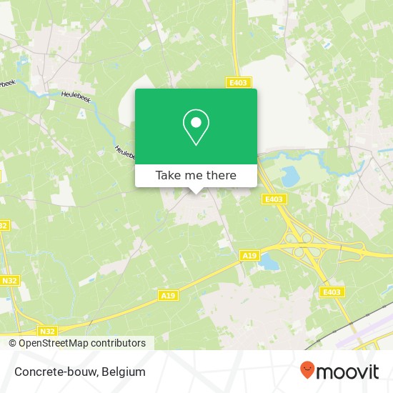 Concrete-bouw map