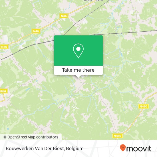 Bouwwerken Van Der Biest map