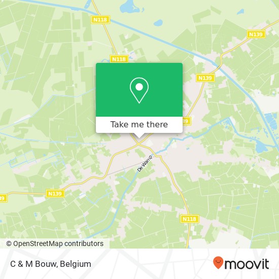 C & M Bouw map