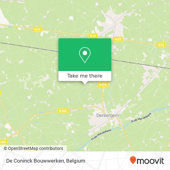 De Coninck Bouwwerken map