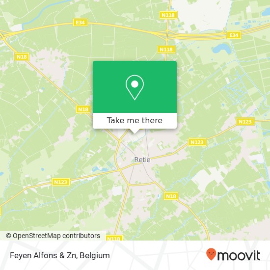 Feyen Alfons & Zn map