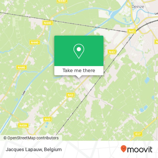 Jacques Lapauw map